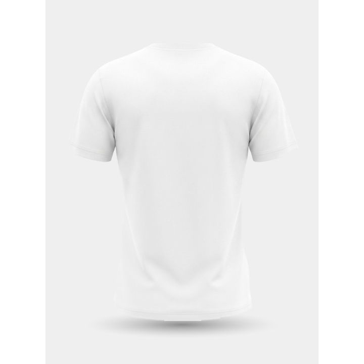 Retro liscio della t-shirt DS2 bianca con logo a riquadri