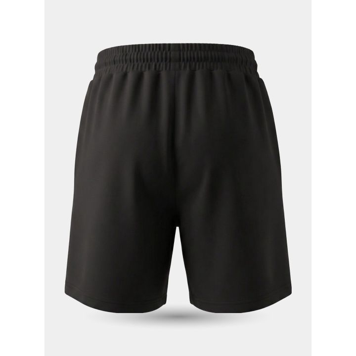 Retro liscio dei pantaloncini DS2 neri con vita elastica