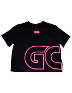 Gcds Abbigliamento T-Shirt e Polo Casual T-shirt Nero Bambine e ragazze Cotone