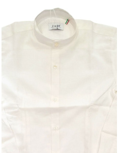 Aletta Abbigliamento Camicie Elegante Camicia Bianco Bambini e ragazzi Cotone