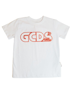 Gcds Abbigliamento T-Shirt e Polo Casual T-shirt Bianco Bambini e ragazzi Cotone