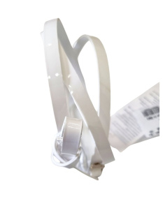 Aletta Abbigliamento Accessori abbigliamento Elegante Cintura Bianco Bambine e ragazze Ecopelle