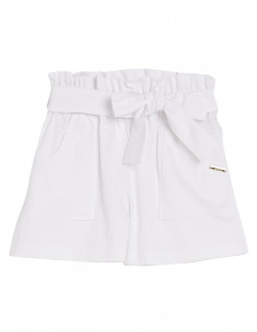 Liu jo Abbigliamento Pantaloni  Short Bianco Bambine e ragazze Cotone
