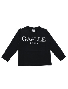 GAELLE Abbigliamento Maglieria Casual T-shirt Nero Bambine e ragazze Cotone