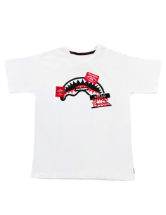 Sprayground Abbigliamento T-Shirt e Polo Casual T-shirt Bianco Bambini e ragazzi Cotone