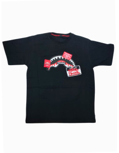 Sprayground Abbigliamento T-Shirt e Polo Casual T-shirt Nero Bambini e ragazzi Cotone