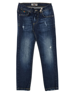 El Charro Abbigliamento Pantaloni Casual Jeans Blu Unisex Cotone
