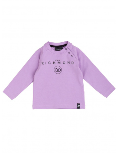 John richmond T-shirt  Bimba John richmond RIA22051TS-VIOLET-BLACK