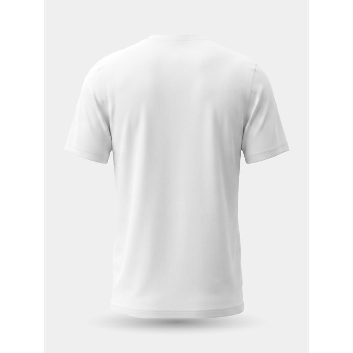 Retro liscio della t-shirt DS2 bianca con doppio logo