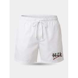 Costume ICON bianco vista frontale con piccolo logo graffiti e X rossa