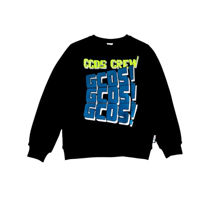 Felpa GCDS Bambini e ragazzi Nero - Autunno/Inverno
