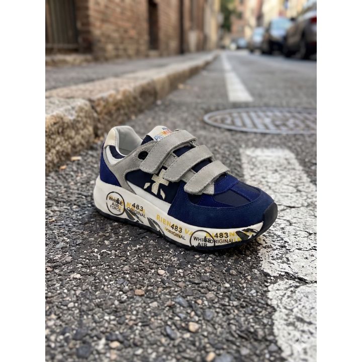 Sneakers Premiata Blu Bambini E Ragazzi | Tamaiti
