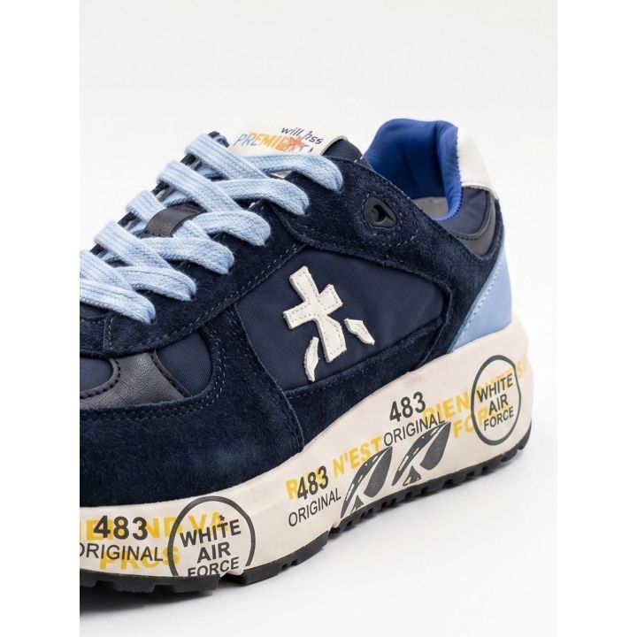 Sneakers Premiata Blu Bambini E Ragazzi | Tamaiti
