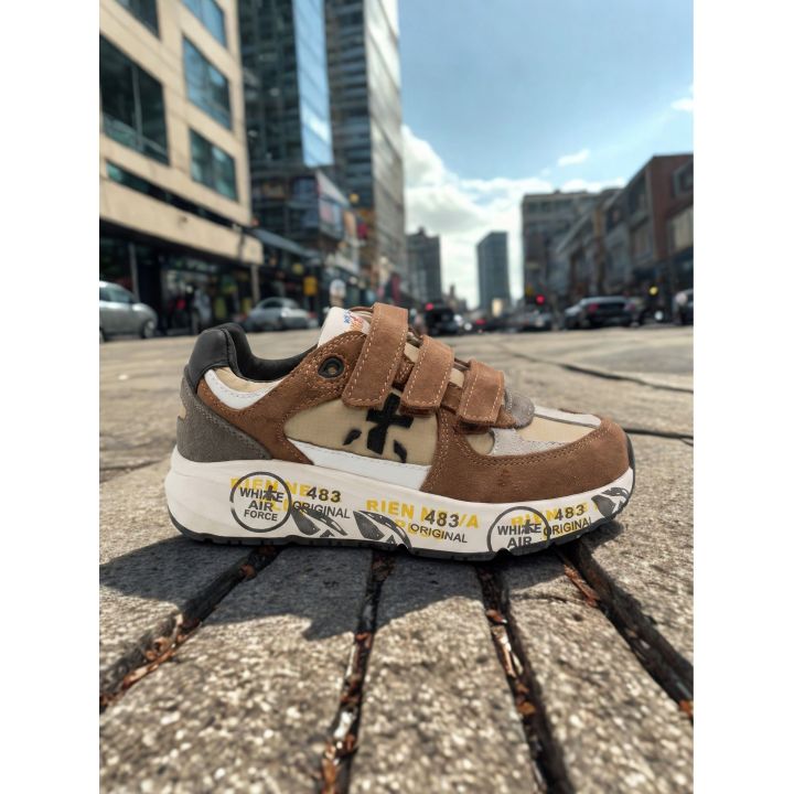 Sneakers Premiata Marrone Bambini E Ragazzi | Tamaiti