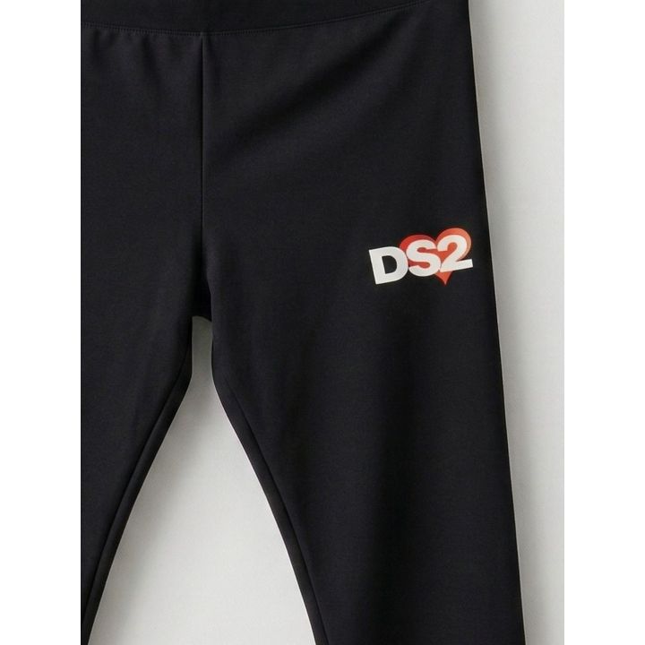 Leggings Ds2 Nero Bambine E Ragazze | Tamaiti