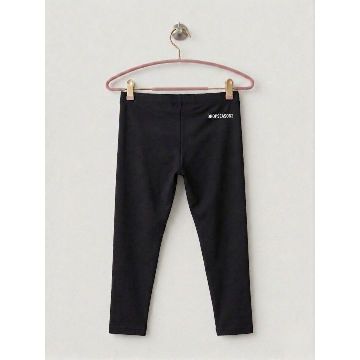 Leggings Ds2 Nero Bambine E Ragazze | Tamaiti