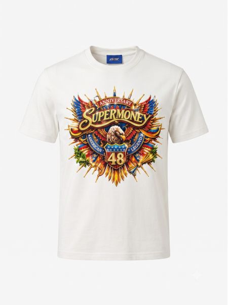 ArtSupermoney - T-shirt - Bambini e ragazzi - TEE LAS VEGAS bianca