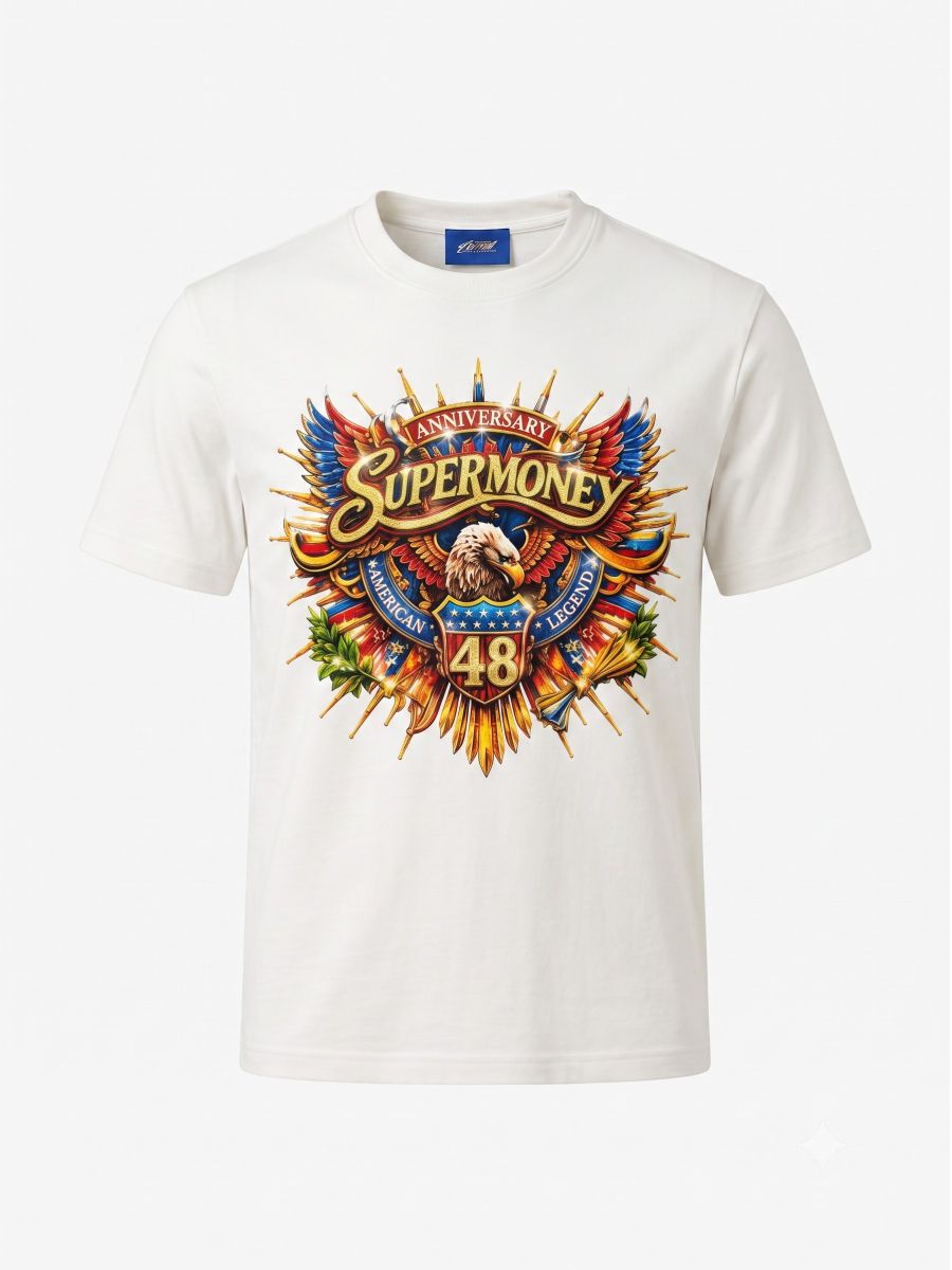 ArtSupermoney - T-shirt - Bambini e ragazzi - TEE LAS VEGAS bianca