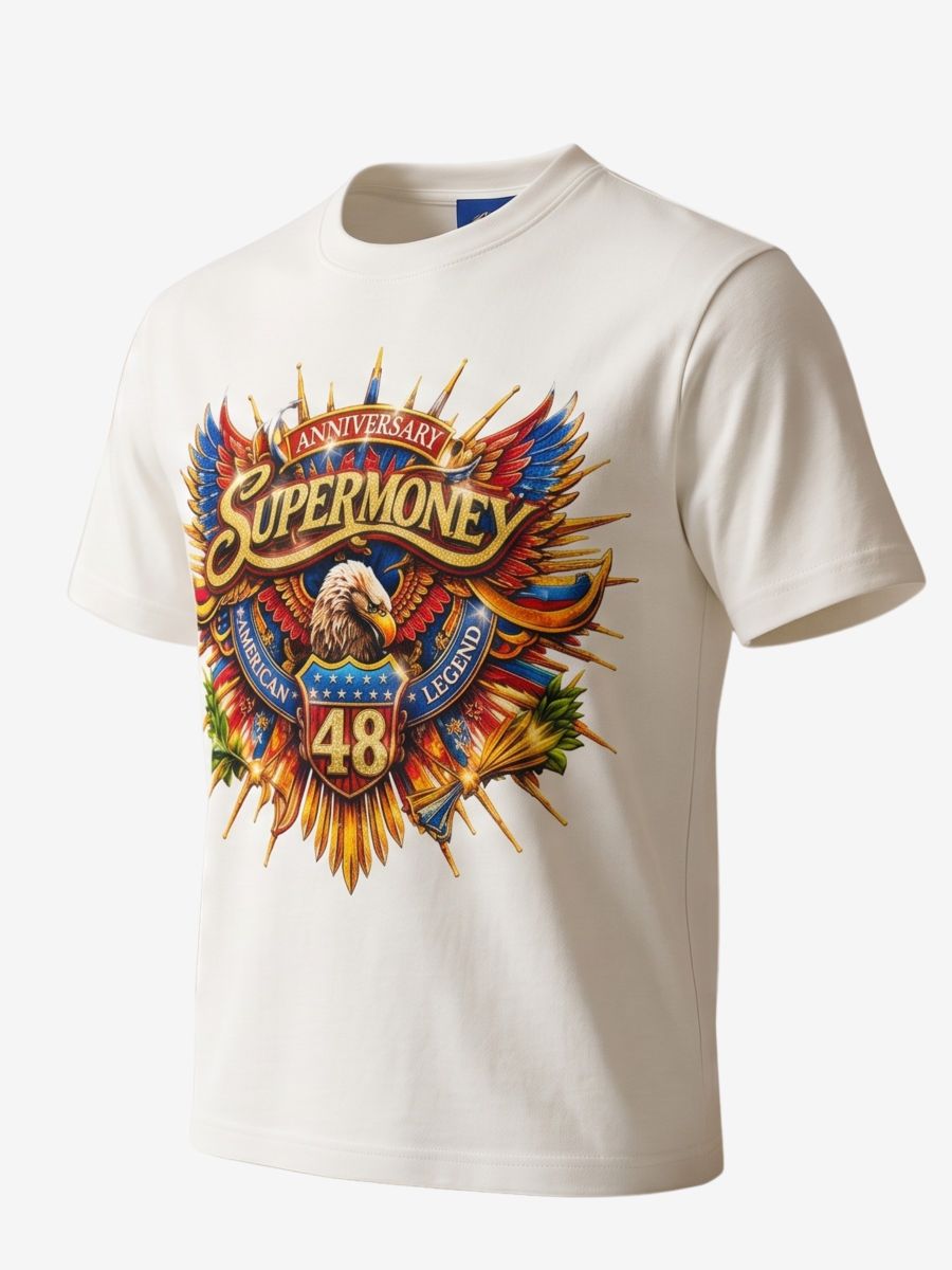 ArtSupermoney - T-shirt - Bambini e ragazzi - TEE LAS VEGAS bianca