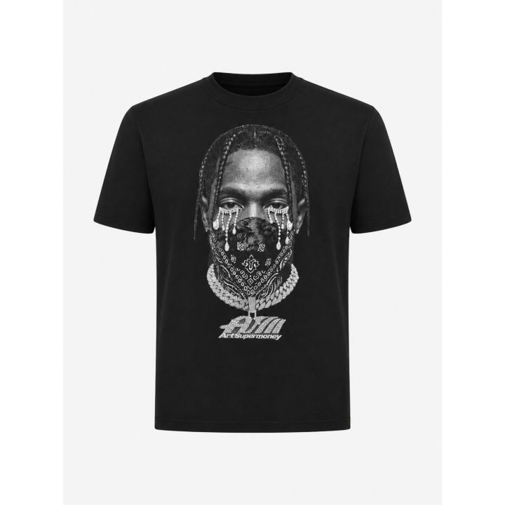 T-shirt Artsupermoney Nero Bambini E Ragazzi | Tamaiti