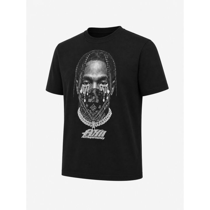 T-shirt Artsupermoney Nero Bambini E Ragazzi | Tamaiti