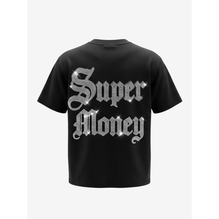 T-shirt Artsupermoney Nero Bambini E Ragazzi | Tamaiti