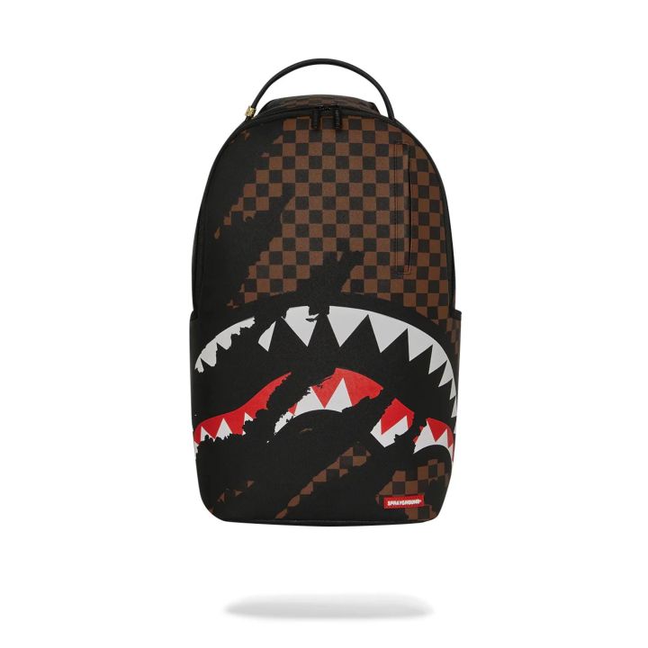 Zaino Sprayground Marrone CLAW TEAR CHECK | Tamaiti