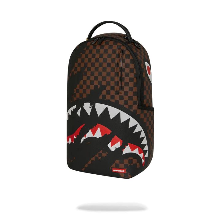 Zaino Sprayground Marrone CLAW TEAR CHECK | Tamaiti