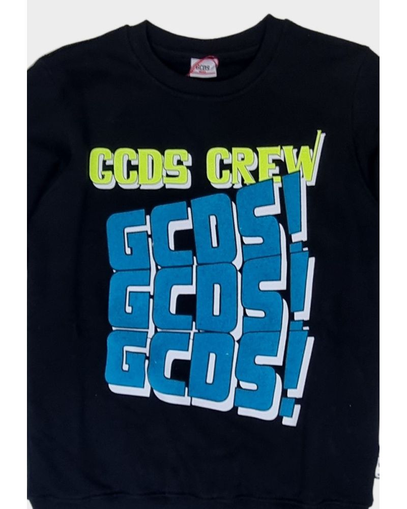 Felpa GCDS Bambini e ragazzi Nero - Autunno/Inverno