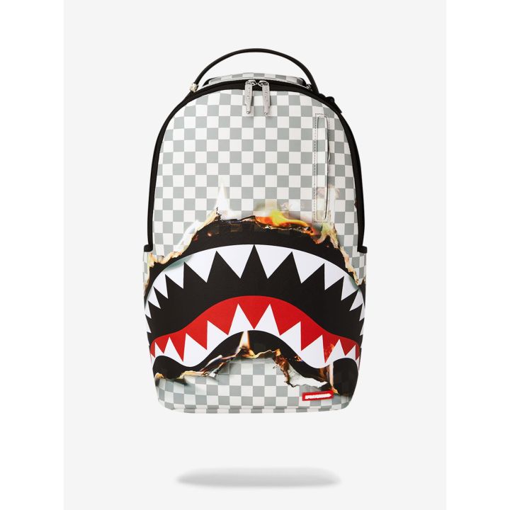Zaino Sprayground Bianco CHECK MELT | Tamaiti