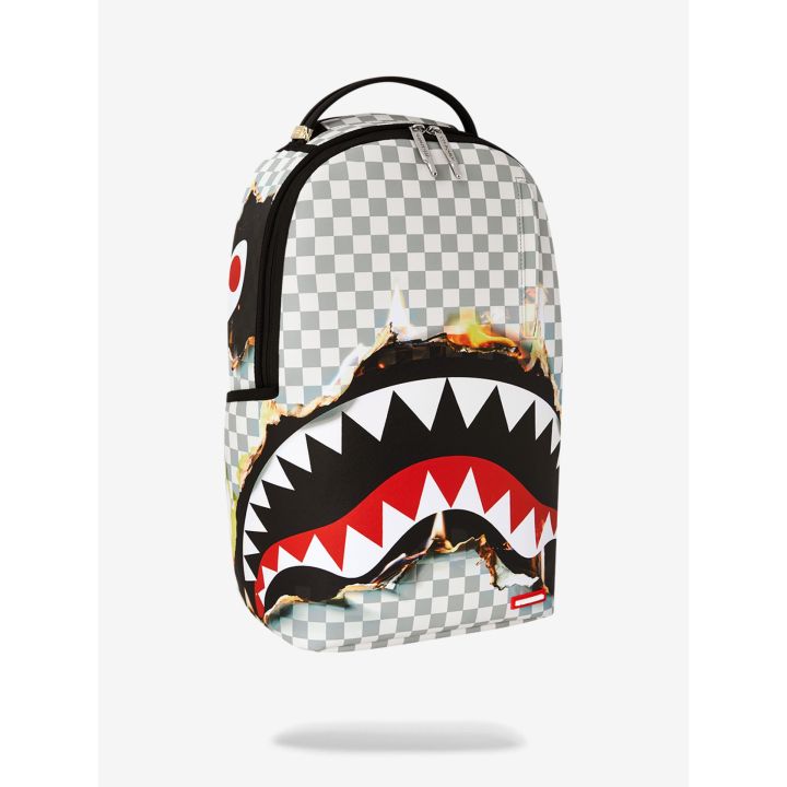 Zaino Sprayground Bianco CHECK MELT | Tamaiti