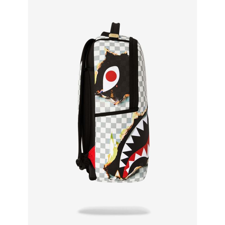 Zaino Sprayground Bianco CHECK MELT | Tamaiti