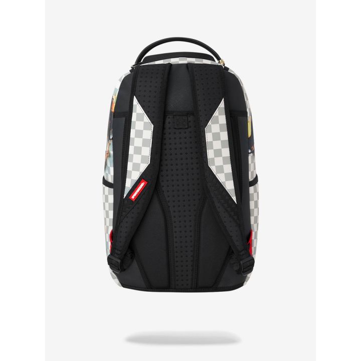 Zaino Sprayground Bianco CHECK MELT | Tamaiti