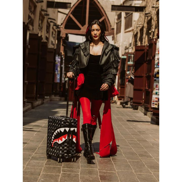 Trolley Sprayground Grey Peeking Character Sketch Shark  | Tamaiti