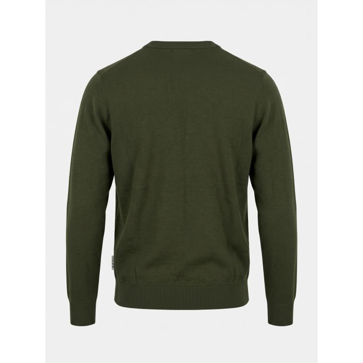 Retro liscio della maglia ICON verde muschio