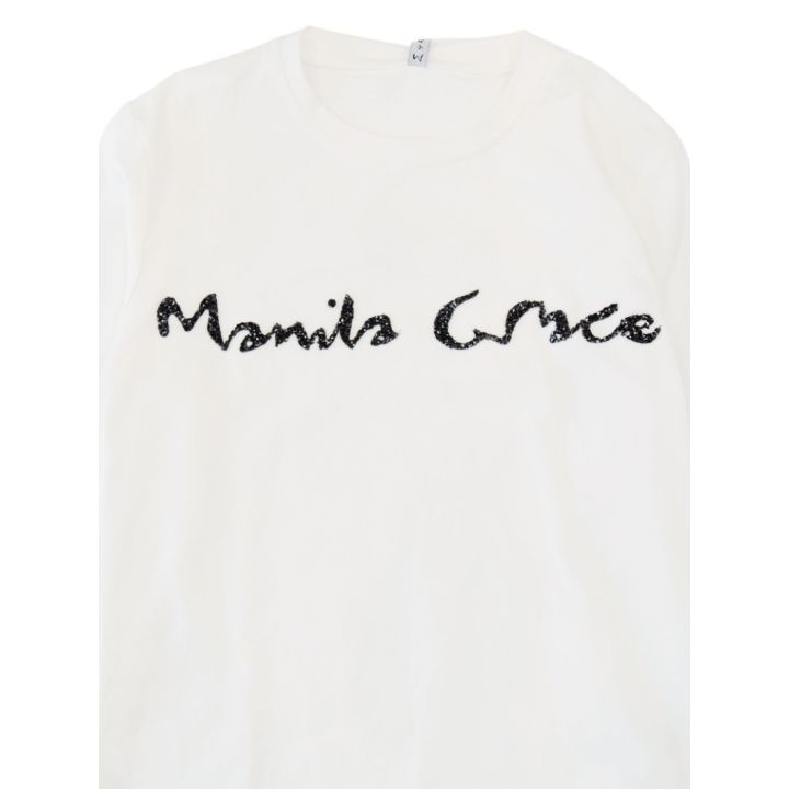 T-shirt Manila Grace Bambine e ragazze Bianco - Autunno/Inverno