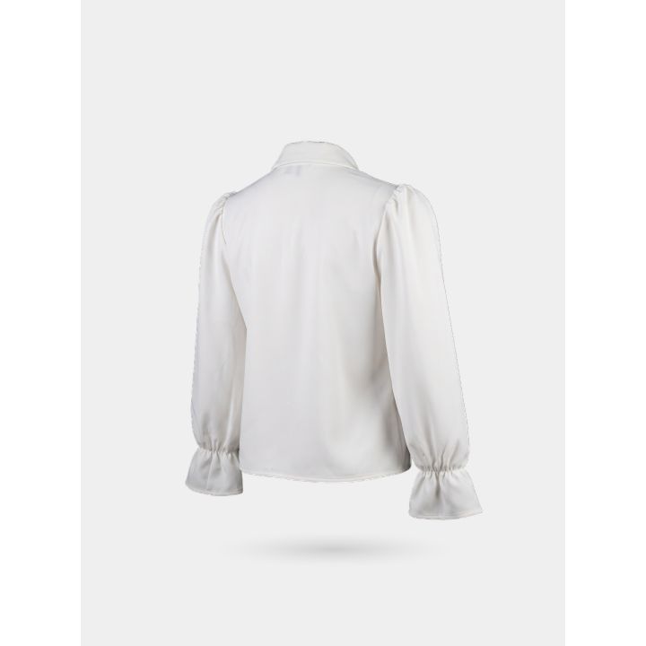 Camicia FUN&FUN avorio, retro di tre quarti