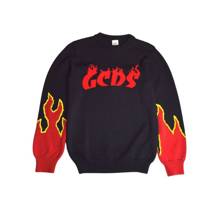 Maglione GCDS Bambini e ragazzi Nero - Autunno/Inverno