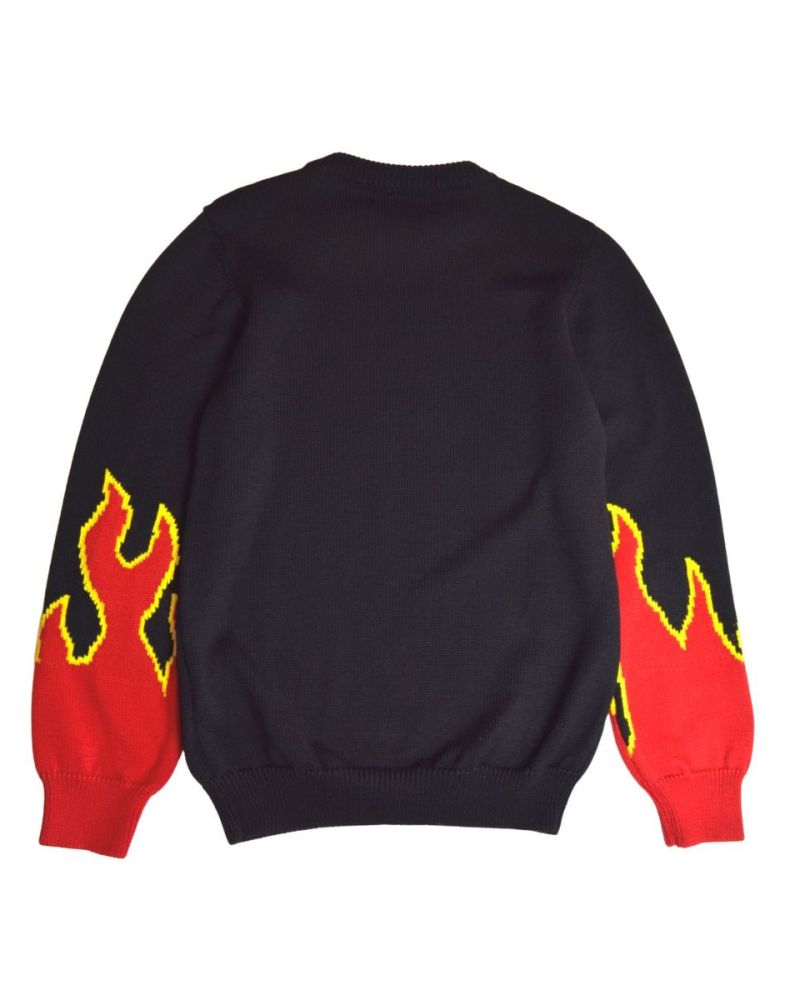 Maglione GCDS Bambini e ragazzi Nero - Autunno/Inverno