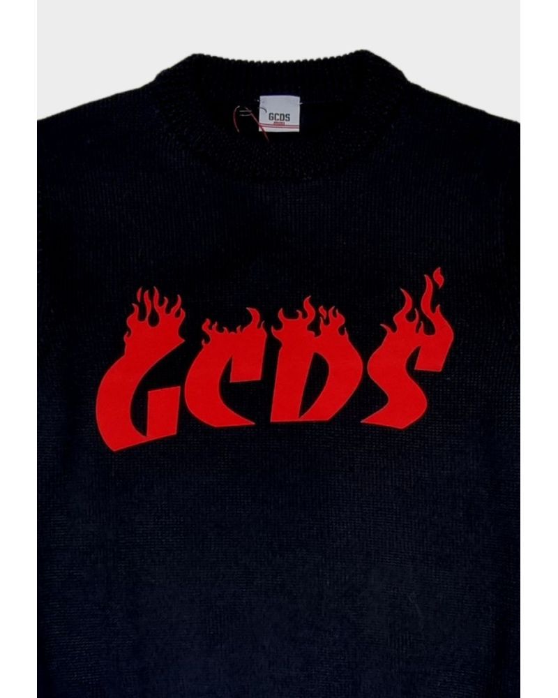 Maglione GCDS Bambini e ragazzi Nero - Autunno/Inverno