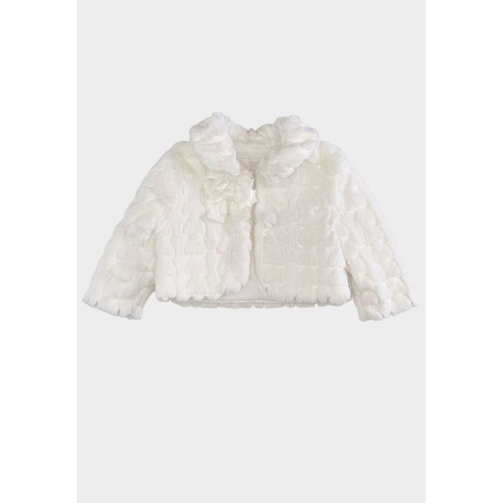 Giaccone Aletta Bimba Bianco - Autunno/Inverno