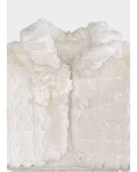 Giaccone Aletta Bimba Bianco - Autunno/Inverno