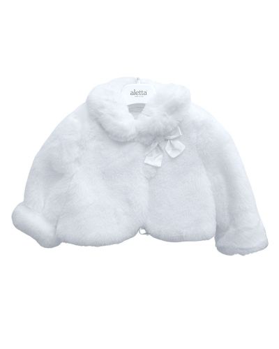 Giaccone Aletta Bimba Bianco - Autunno/Inverno