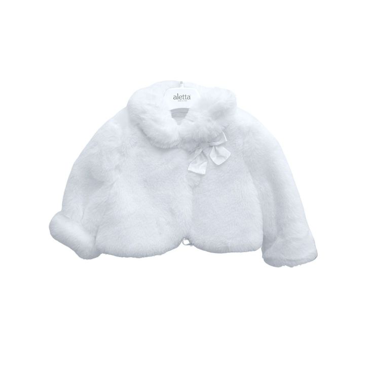 Giaccone Aletta Bimba Bianco - Autunno/Inverno