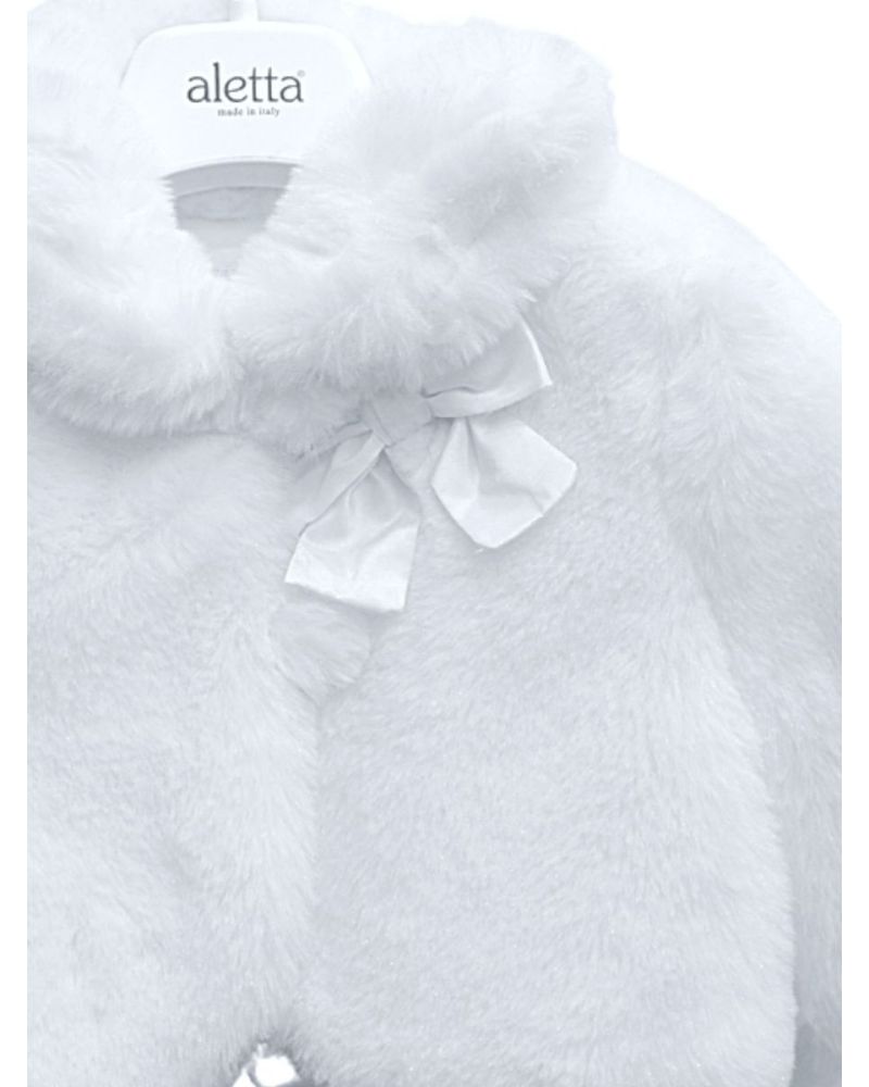 Giaccone Aletta Bimba Bianco - Autunno/Inverno