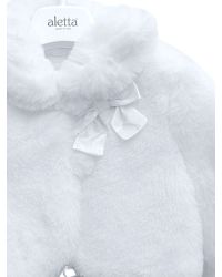 Giaccone Aletta Bimba Bianco - Autunno/Inverno