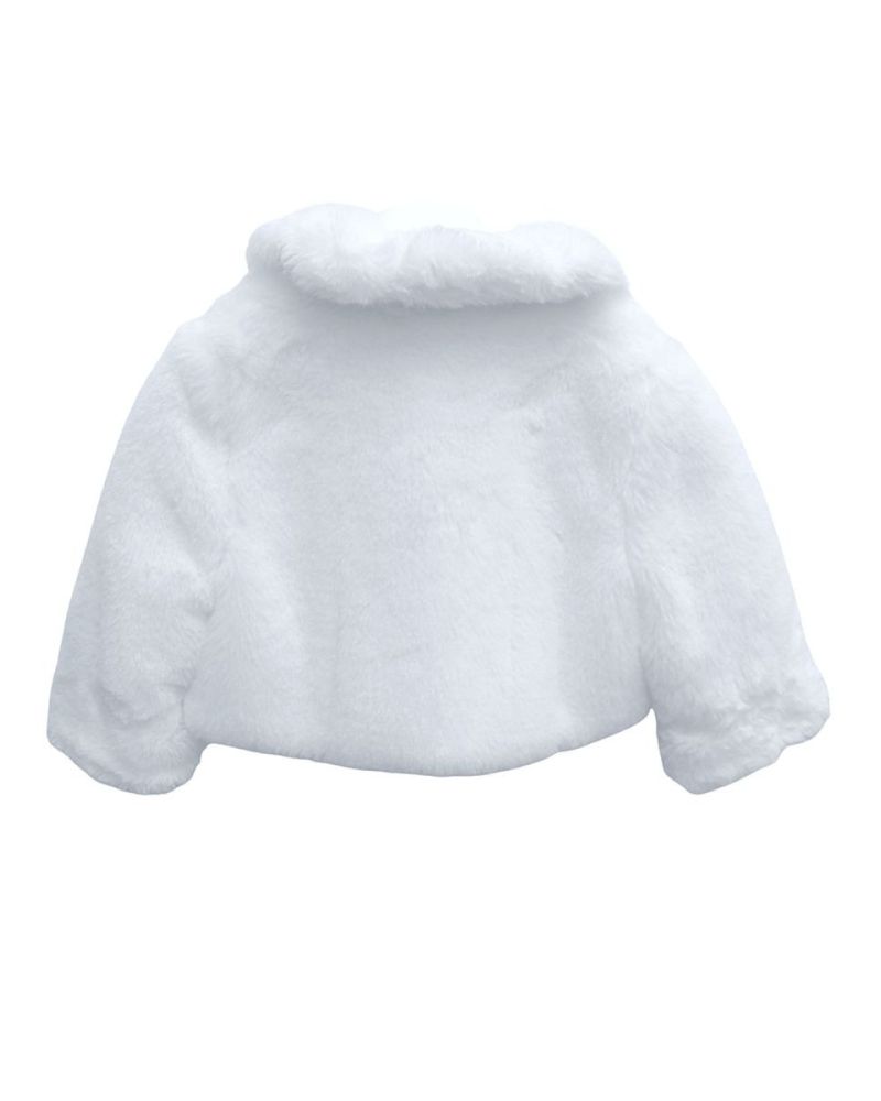 Giaccone Aletta Bimba Bianco - Autunno/Inverno