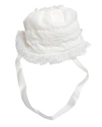 Cuffia Aletta Bimba Bianco