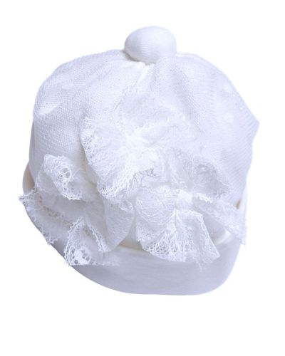 Cappello Aletta Bimba Bianco