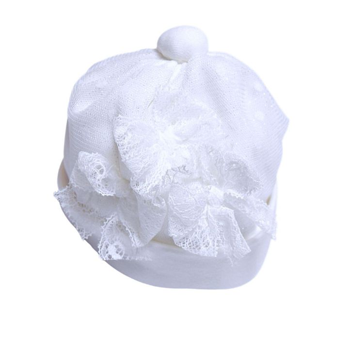 Cappello Aletta Bimba Bianco